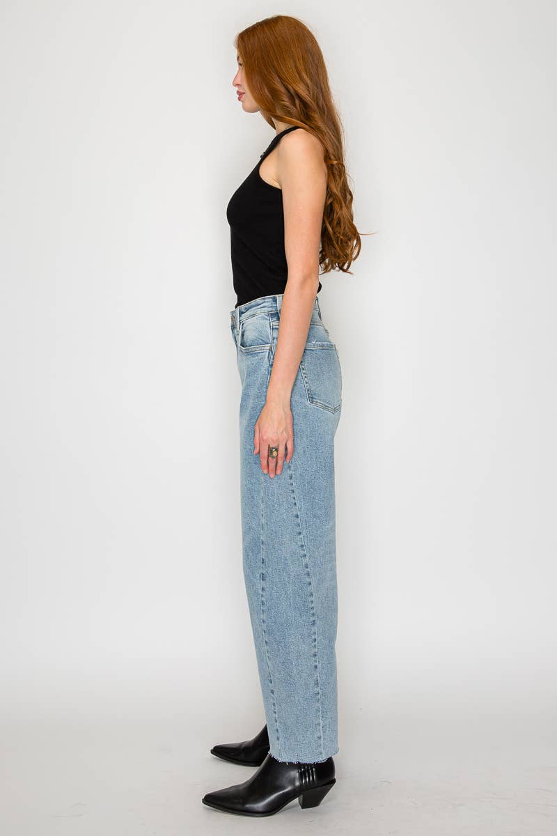 Artemis Vintage High Rise Barrel Jean