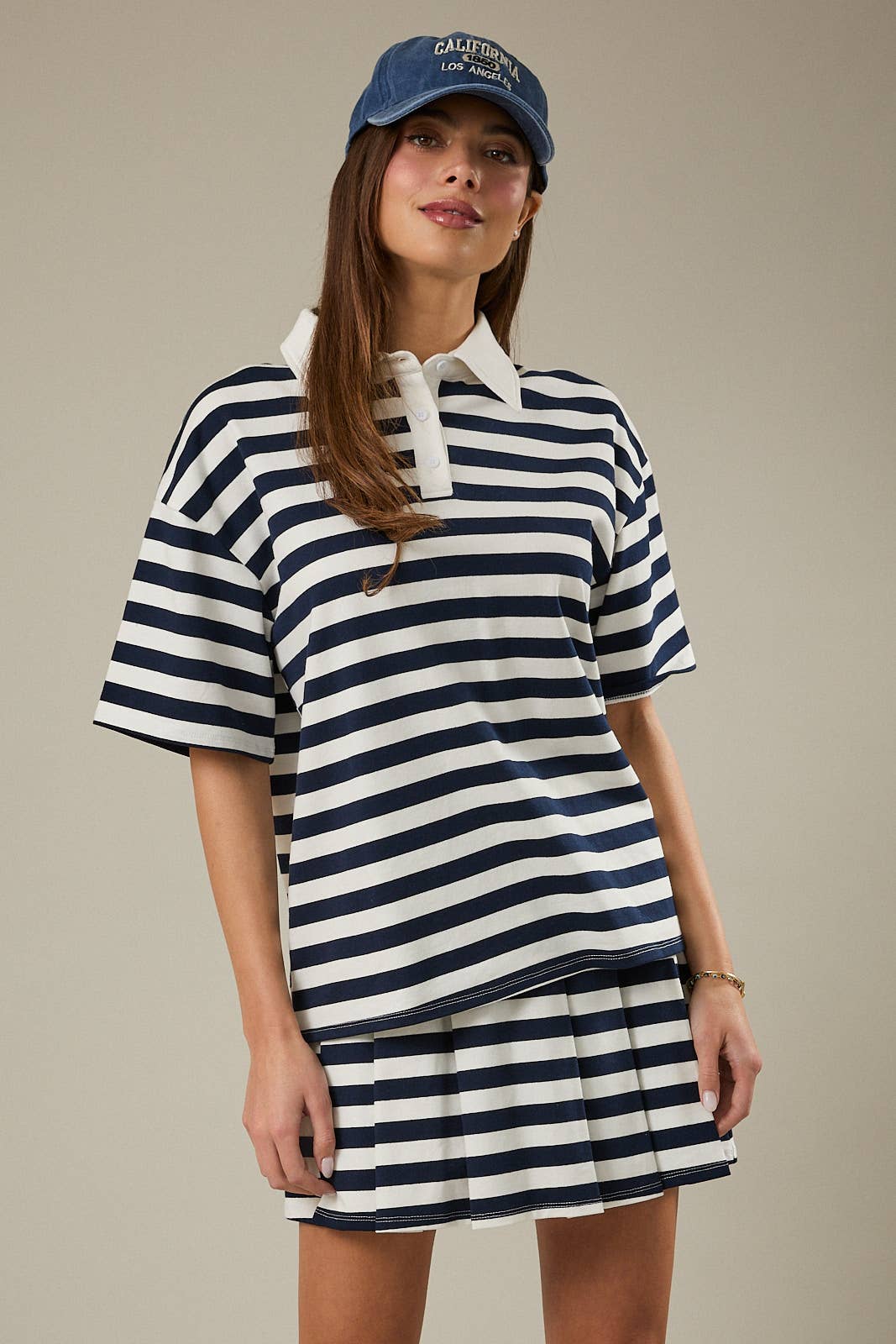 Sunday Edition Striped Polo