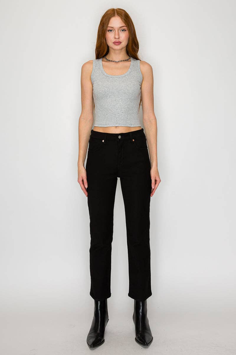 HIGH RISE STRAIGHT PFD JEANS
