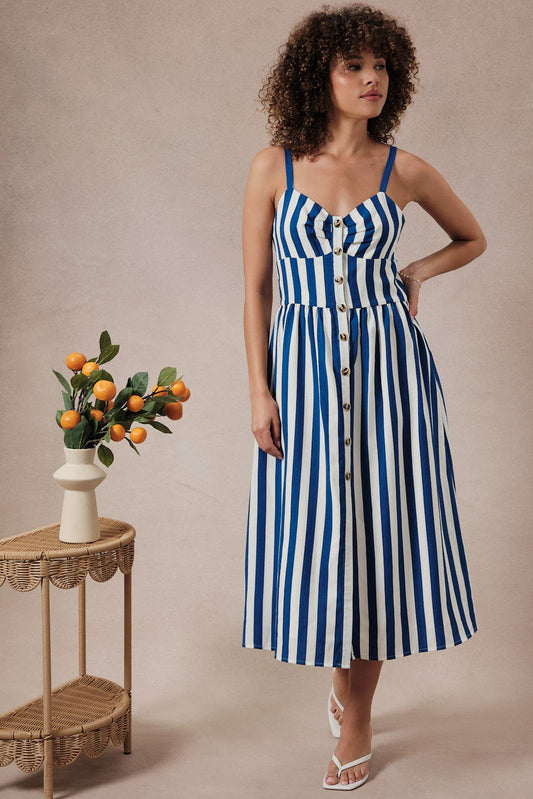Sunday Edition Fit and Flare Midi Dress