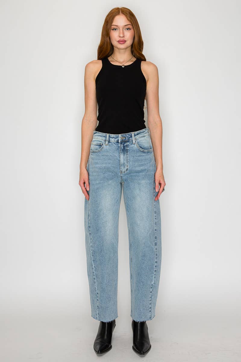 Artemis Vintage High Rise Barrel Jean