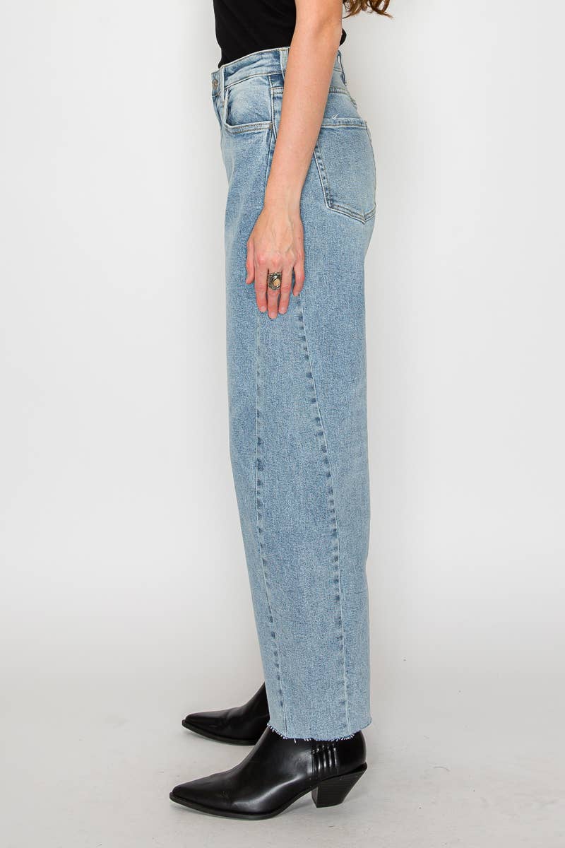 Artemis Vintage High Rise Barrel Jean