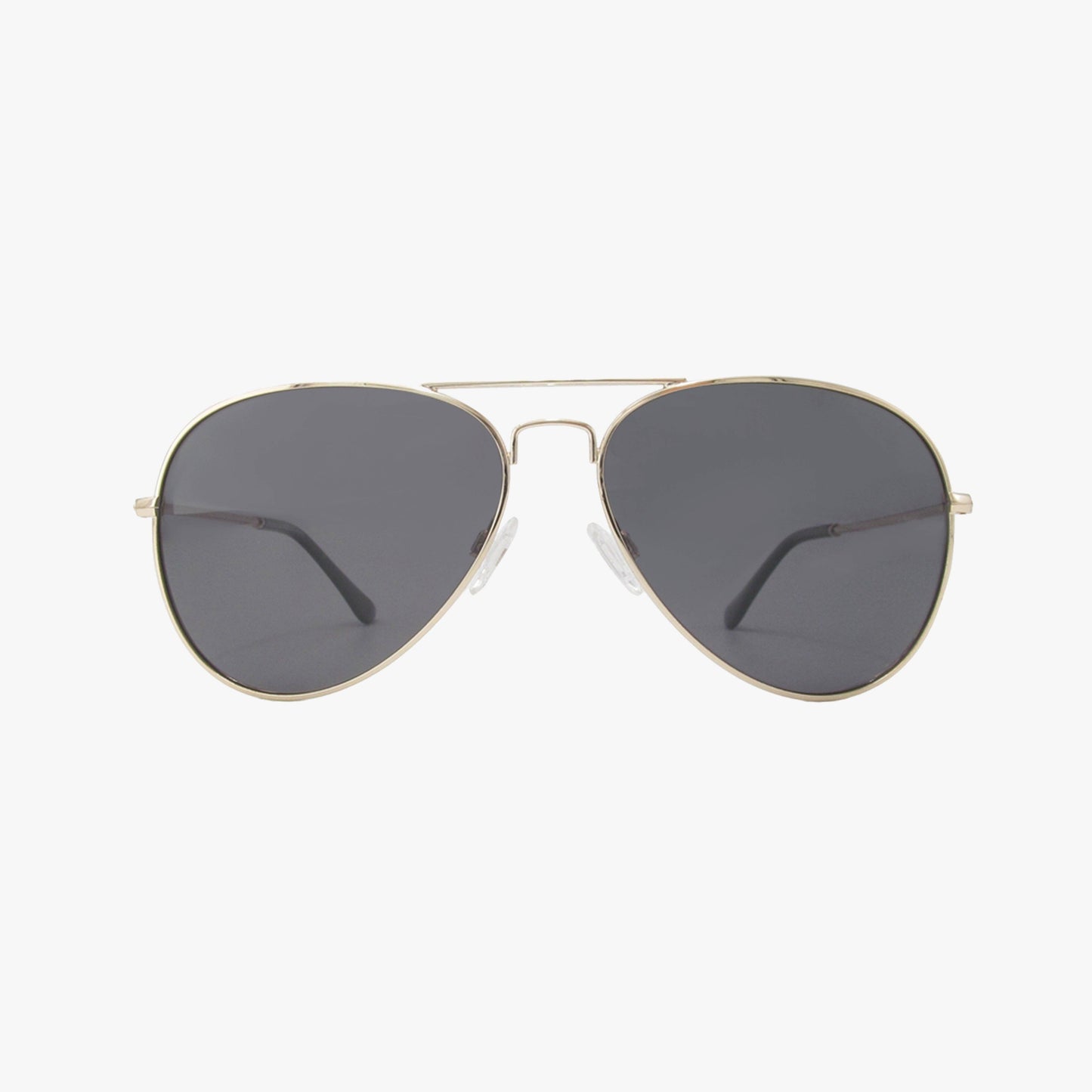RYDER SMOKE Polarized Aviator Metal Sunglasses