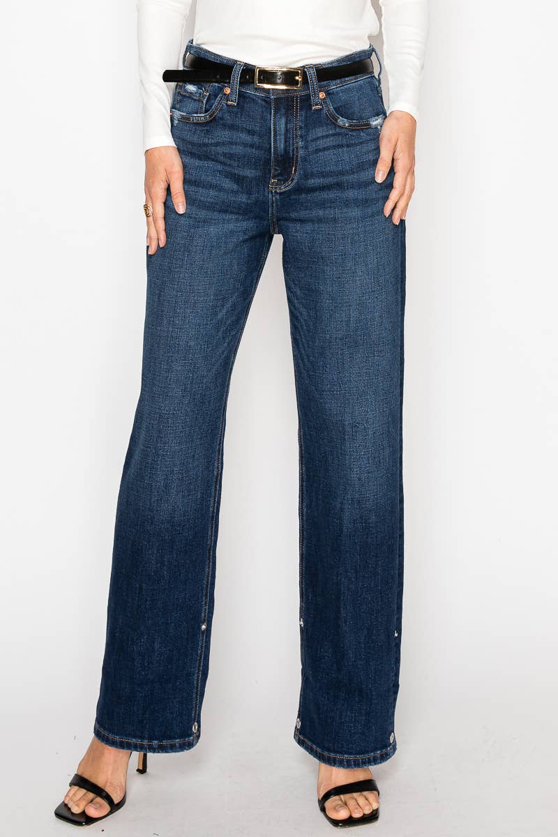 HIGH RISE RELAXED STRAIGHT LEG JEANS