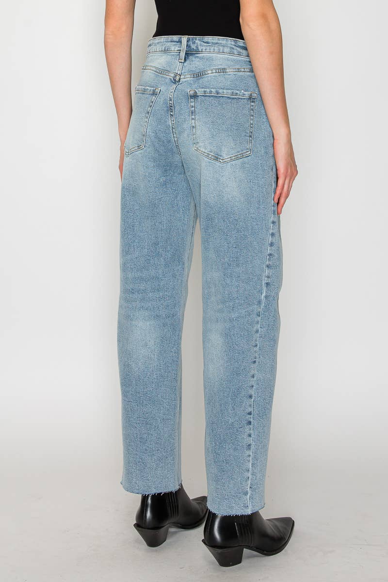 Artemis Vintage High Rise Barrel Jean