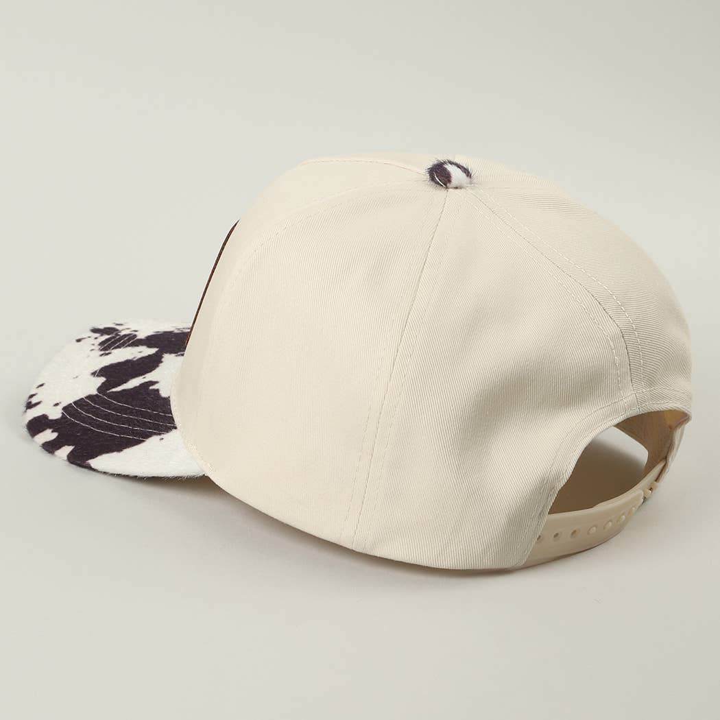 Cowboy Club Animal Print Trucker Hat