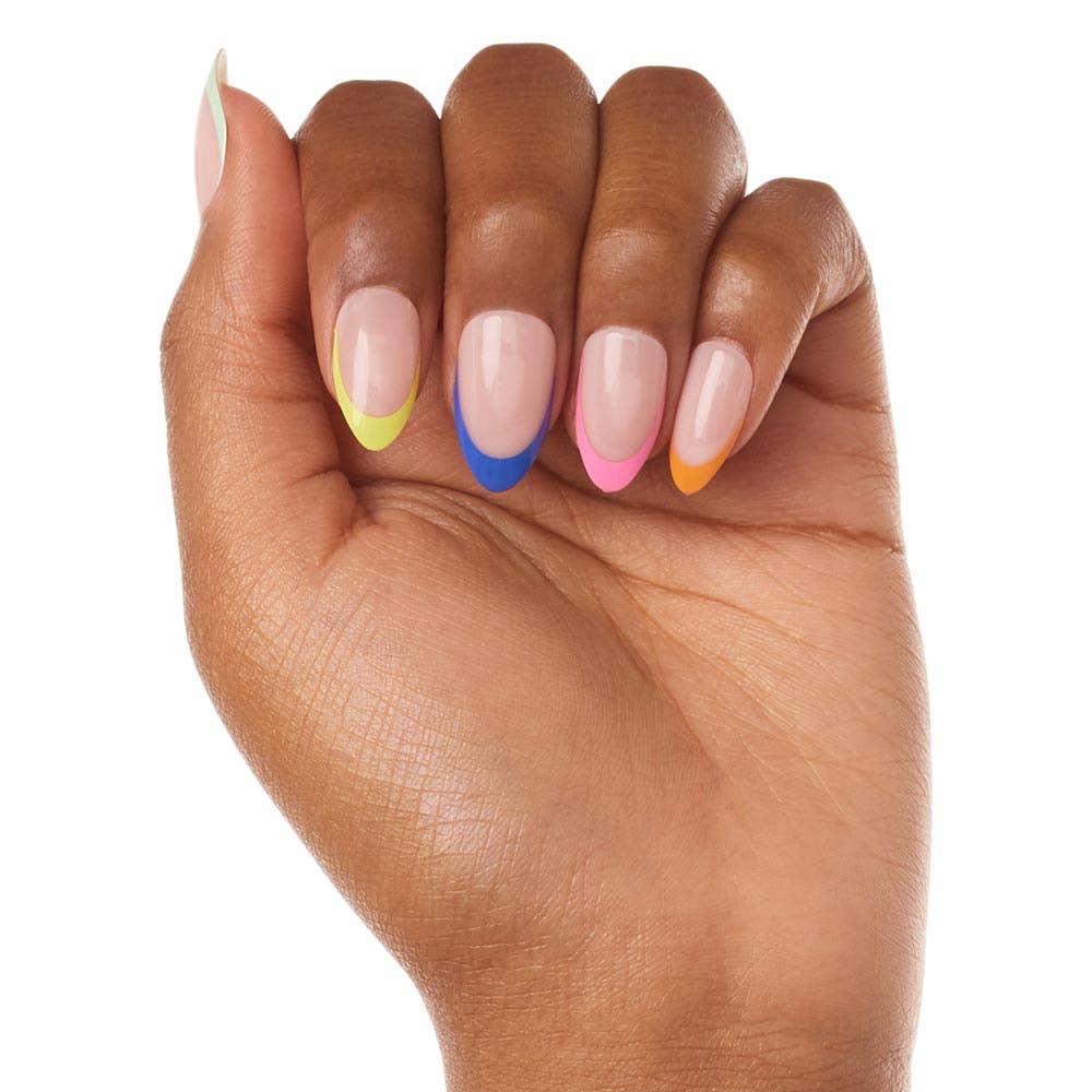 Sprinkles Press-On Nails | Short Almond | Bright Multicolor