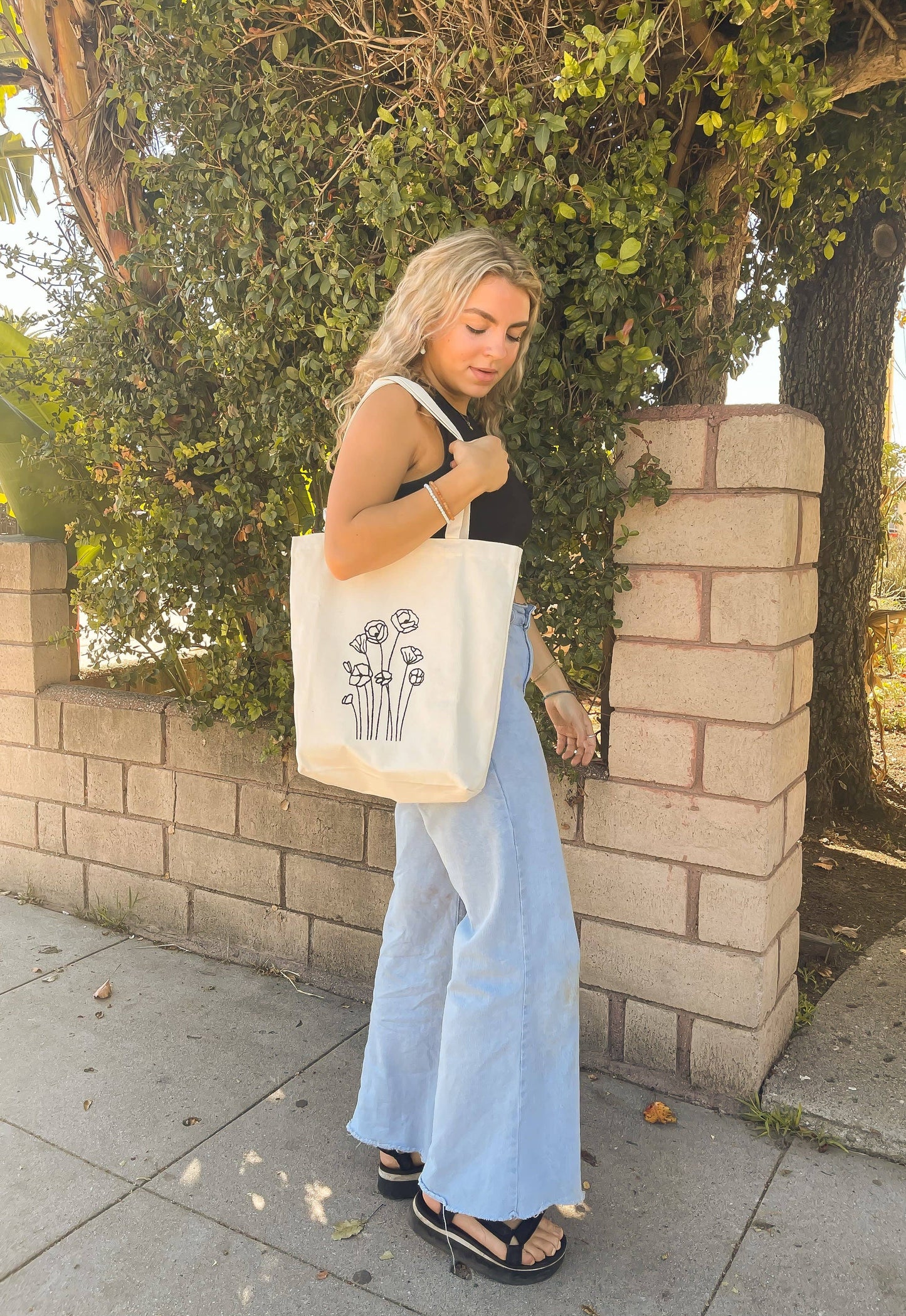 Poppy Tote Bag