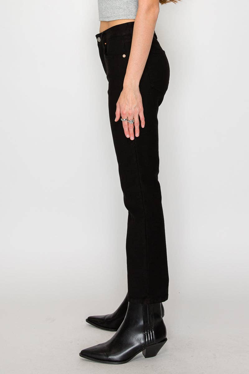 HIGH RISE STRAIGHT PFD JEANS