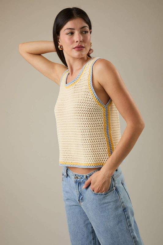 Sunday Edition Crochet Top