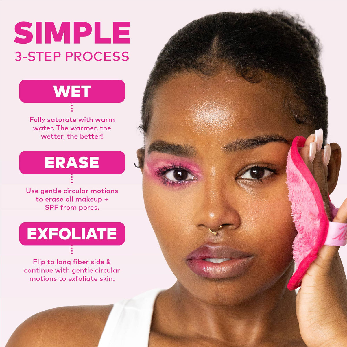 Original Pink MakeUp Eraser Pro