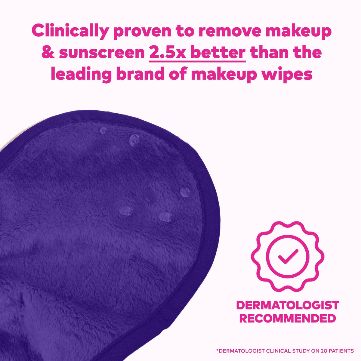 Queen Purple Pro MakeUp Eraser