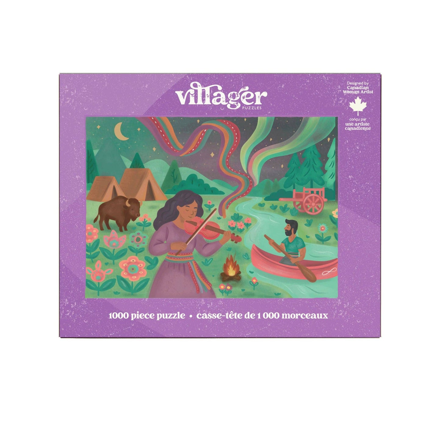 Villager Puzzle Dancing Sky | 1000-Piece Puzzle | Designed in Canada