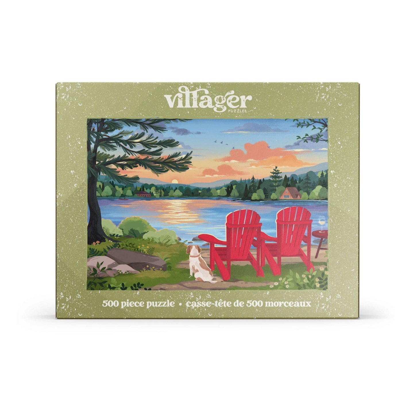 Villager Puzzle Cottage Country 500-Piece Puzzle | Designed in Ontario