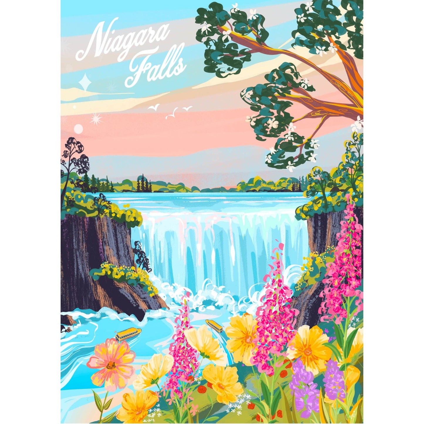 Villager Puzzle Niagara Falls | 500-Piece Puzzle | Designed in Canada